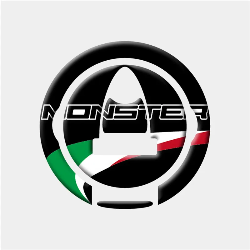 3D газовый колпачок защита бака наклейка для DUCATI MONSTER 797 821 MONSTER 1200 - Цвет: 02