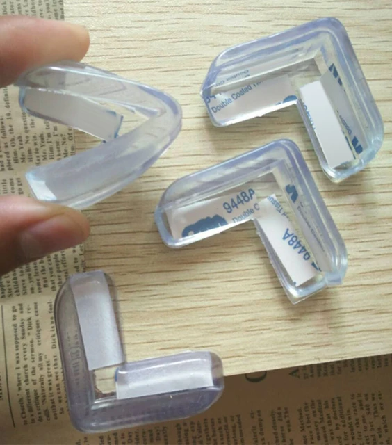4pcs/lot Anti-collision Glass Table Protection Clear Rubber