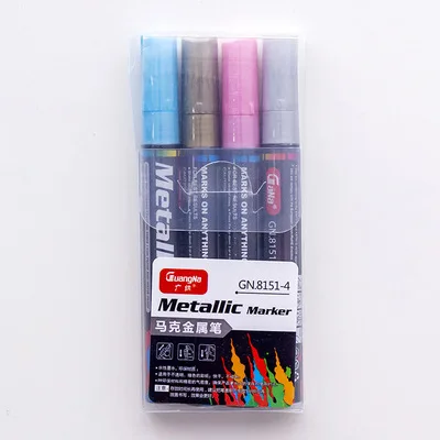 4 colors 15 цветов/набор 2-миллиметровая акриловая краска Краски Маркер для белой доски для Керамика стекло ROCK фарфоровая кружка дерево Ткань Холст Краски ing подробный маркировки - Цвет: 4 colors