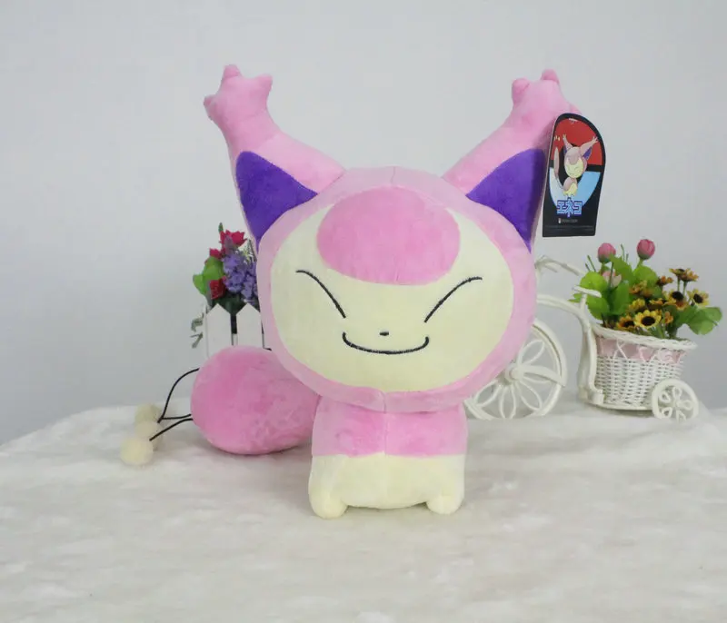 Skitty Pokemon Christmas Gifts 2022 Original Pokemon Skitty Cute Stuffed Plush Dolls Cartoon Doll Birthday  Present For Child 30Cm - Aliexpress