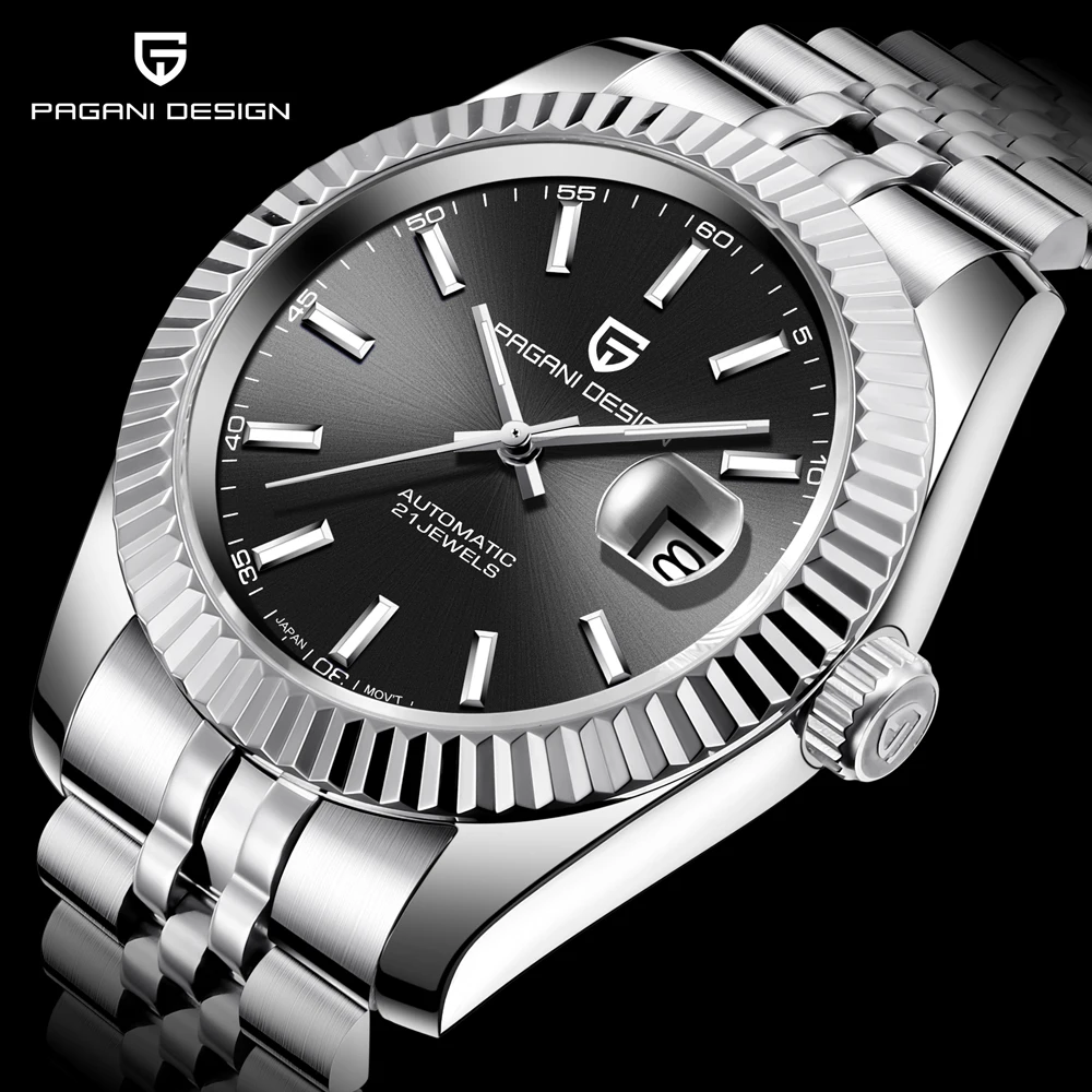 2020 New arrive PAGANI DESIGN Men Mechanical Watch Top Brand Luxury Automatic Watch Sport Stainless Steel Waterproof Watch Men relogio masculino (9)