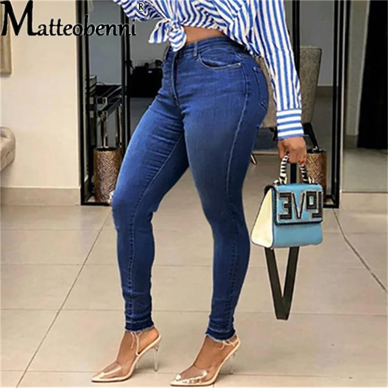 Джинсы женские, однотонные, узкие, с высокой талией, винтажные, с карманами на молнии, повседневные, 2021, брюки узкие