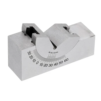 

Adjustable Angle Gauge V-block Angle Grinder KP25 0-60 Degree Precision Angle Plate Block for Measuring Tools