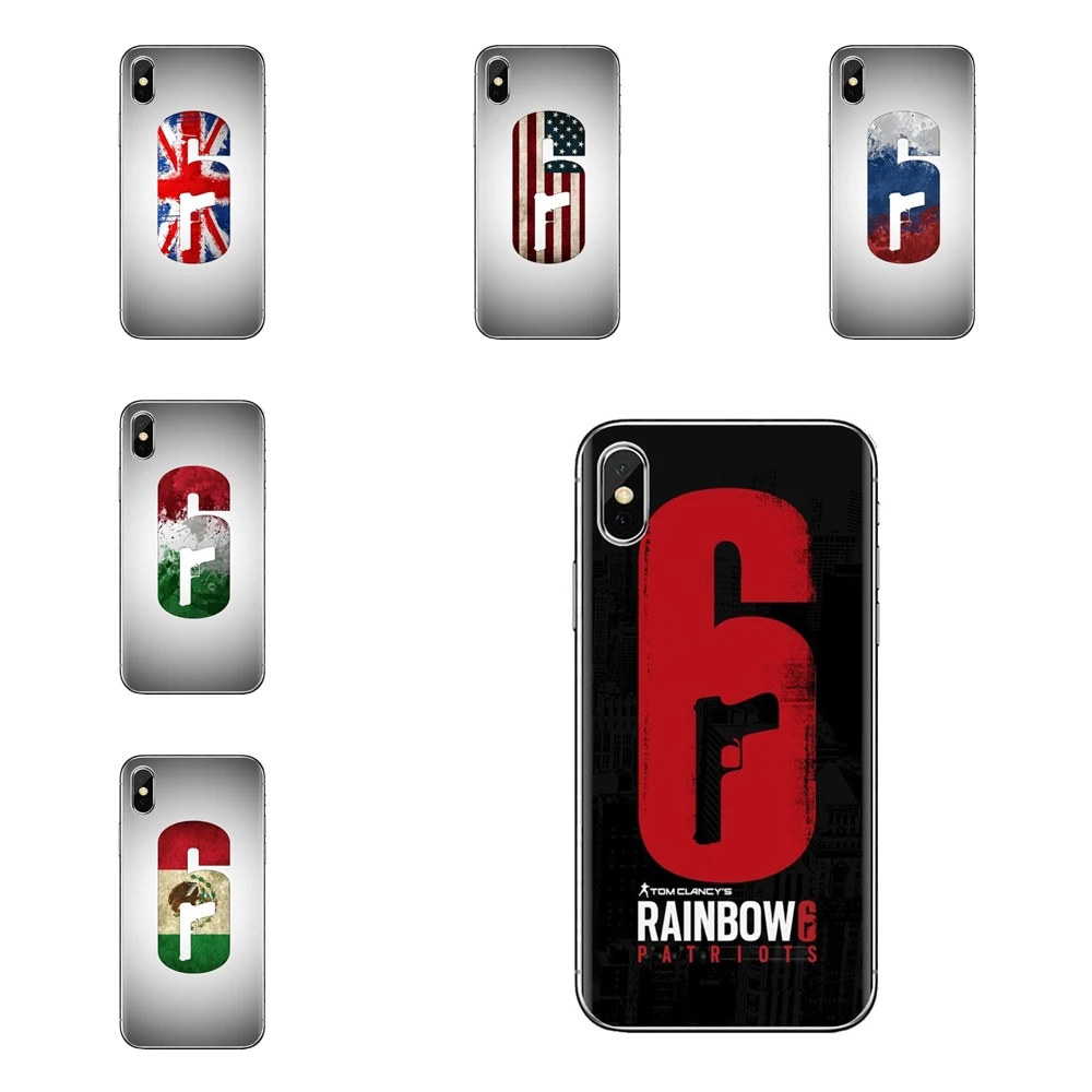 Cell Phone Case Cover game rainbow six siege 6 logo For Oneplus 3T 5T 6T Nokia 2 3 5 8 9 230 3310 2.1 3.1 5.1 7 Plus 2017 2018 |