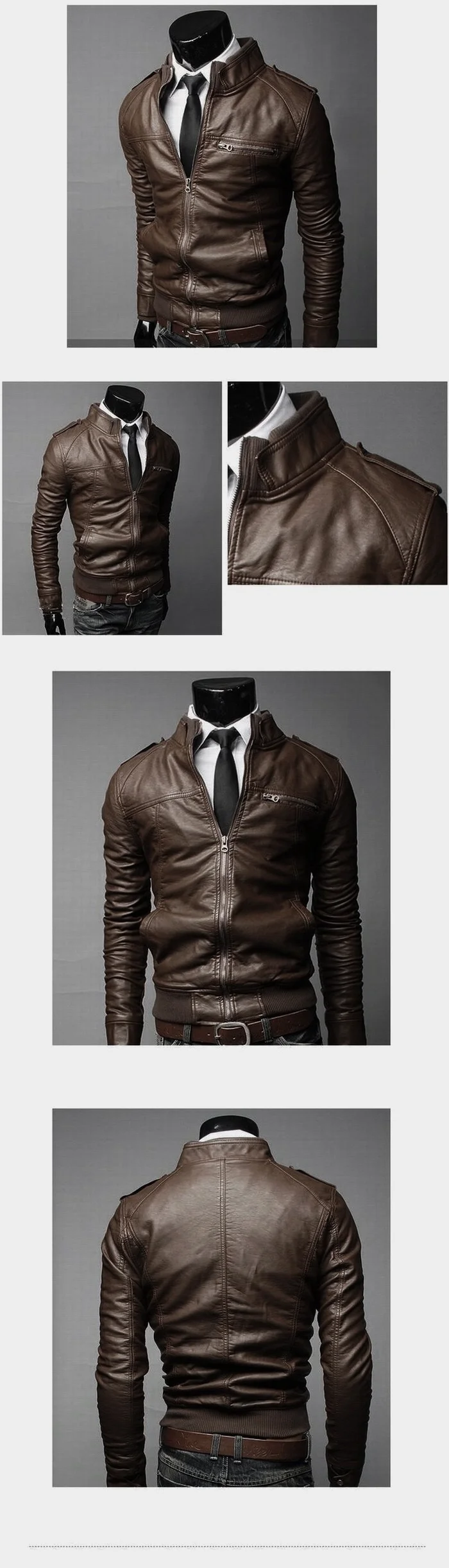 MRMT 2023 Brand New Men's Motorcycle Leather Jacket Slim Men Leather Jacket Outer Wear Clothing For Male Garment Man Jackets