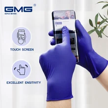 Disposable Nitrile Gloves Food Grade Waterproof Allergy Free Disposable Work Safety Gloves Laboratory Tattoo Kitchen Use