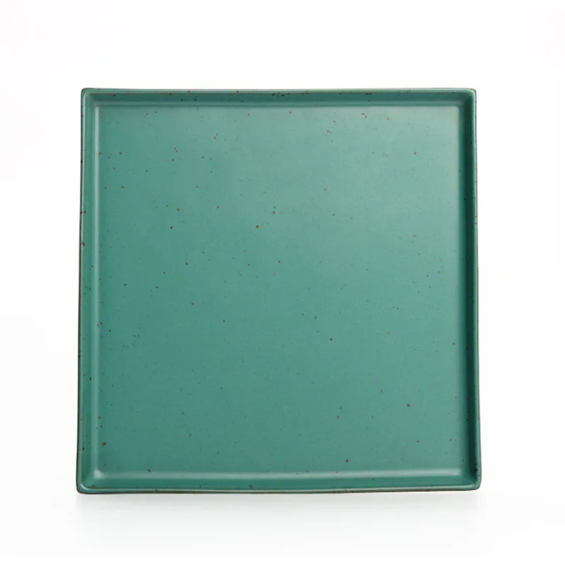 

Japanese Style Stoneware Dry Foam Tea Tray Jingdezhen Ceramic Kung Fu Tea Set Handmade Pot Bearing hu dian Coasters Plate