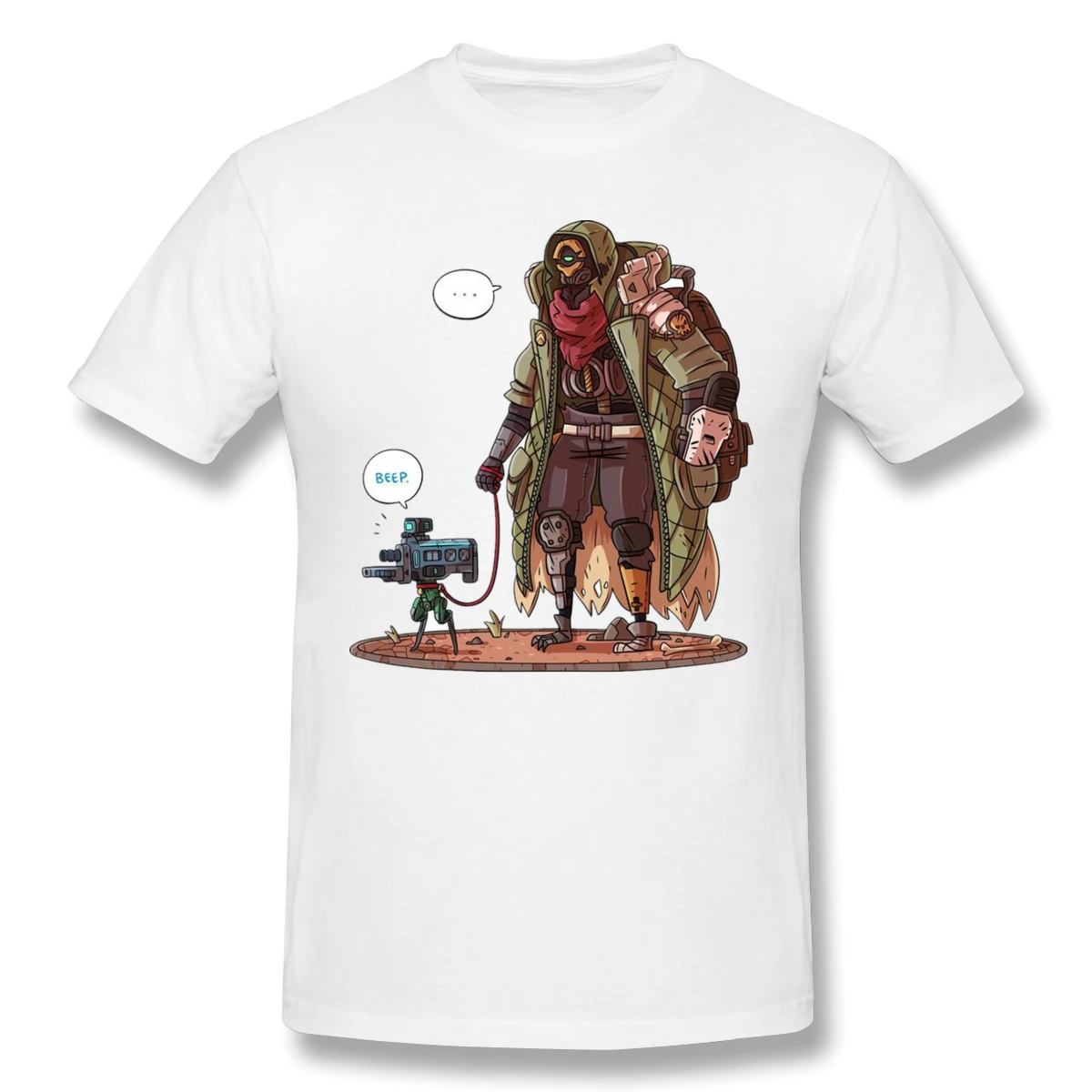 Borderlands 3 Mit EINEM Signalton drucken casual herren oansatz t hemd homme und mode 100% Baumwolle Hip Hop Streetwaear T-Shirt | Мужская