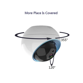 

720P HD Home Security IP Camera Cloud WiFi Camera Audio Record 360 degrees Baby Monitor HD IR Night Vision Camera