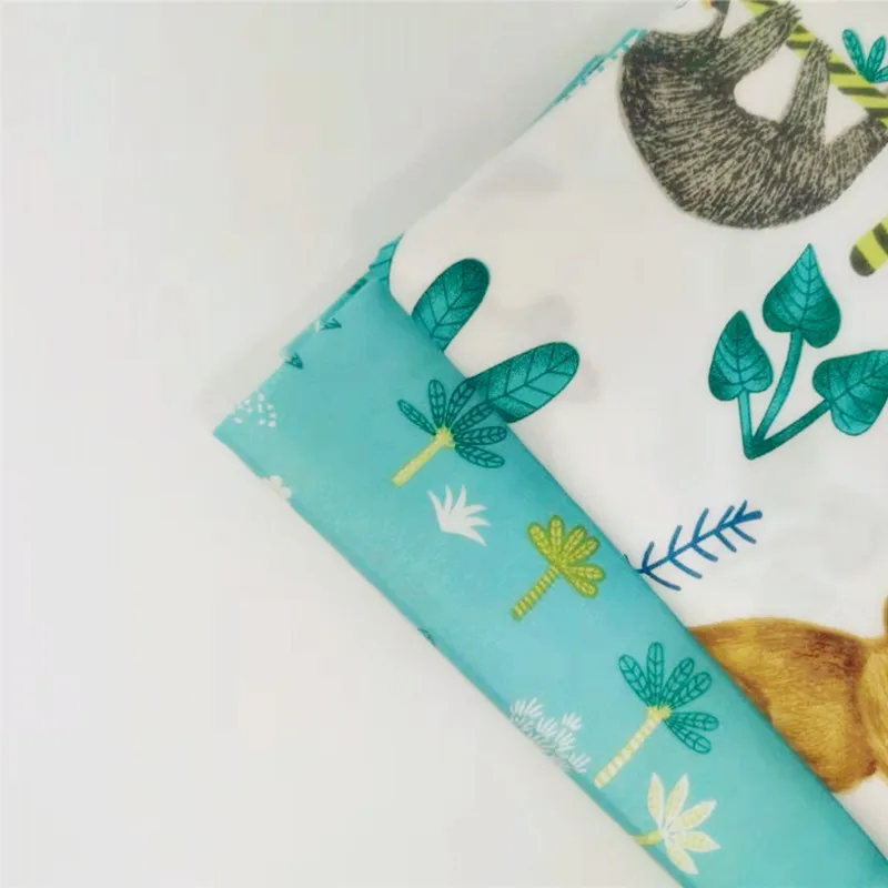 

Animal Printed Cotton Twill Fabric DIY Sewing Cotton Fabric For Patchwork Manual Quilting Cotton Material For Textile Bedding