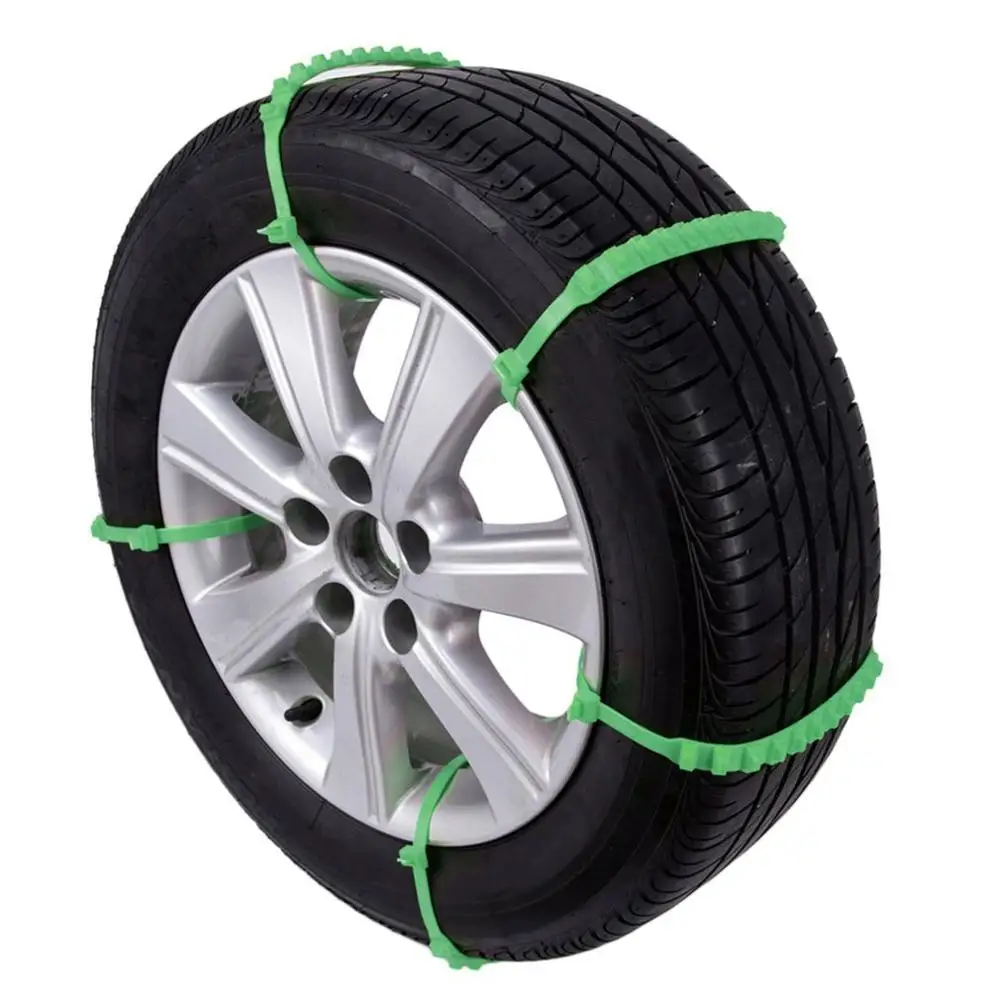 10PCS Antiskid Car Tyre Chain Universal Winter Anti Slip Chain Easy