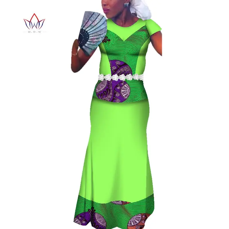 

ankara african traditional wear for women Dashiki african dresses for women o-neck africa clothes party dress 4xl long WY3745