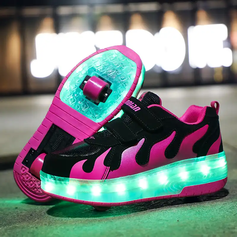 pink skate shoes