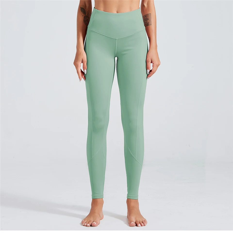 Леггинсы с карманами для фитнеса для женщин с высокой талией для йоги легинсы для бега пуш-ап женские дышащие спортивные штаны Бесшовные Леггинсы для женщин