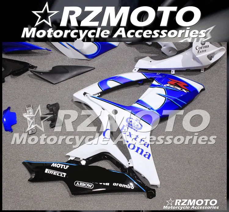 ABS мотоцикл обтекатель комплект для SUZUKI GSXR600 750 K6 2006-2007 год кузов литья под давлением Магазин № 1116