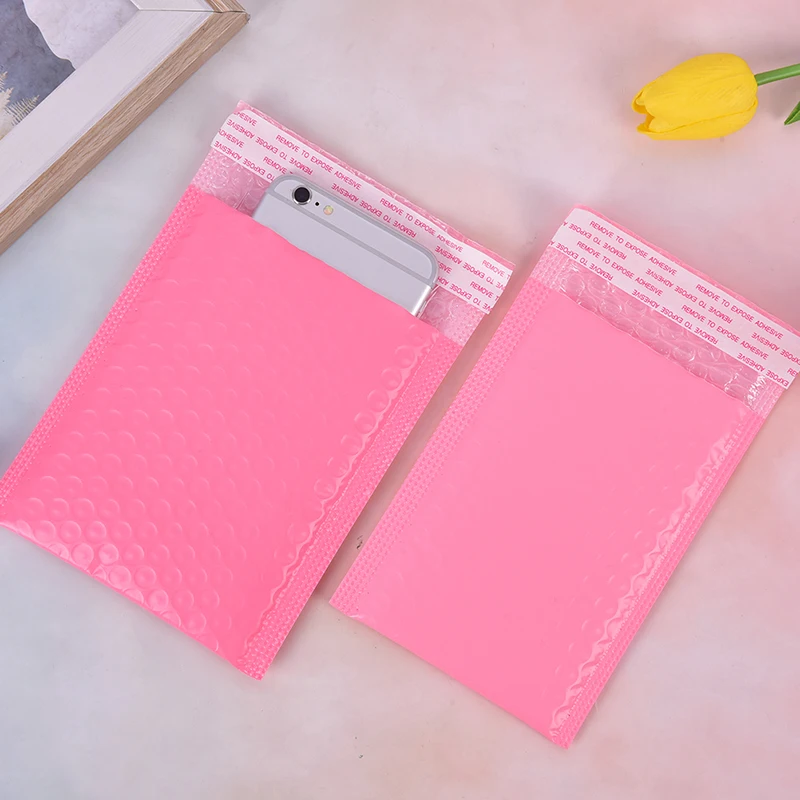 10pcs /Lot pink Paper Bubble Padded Mailers Envelopes Gift Bag Bubble Mailing Envelope Bag Packaging Shipping Bags Mailer Bags mailing envelopes mailing bags