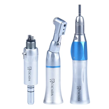 

Dental Low Speed Series with External Spray Air Turbine Straight Contra Angle Handpiece Air Motor