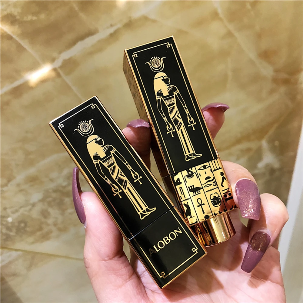 AloBon Egyptian Style Lipstick Matte Undried Blood Orange Lipstick