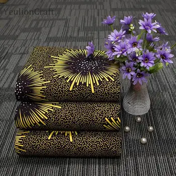 

Chzimade 1Yard Flower Printed Ankara African Real Wax Fabric 2019 High Quality Polyester Fabric For Diy Sewing Craft