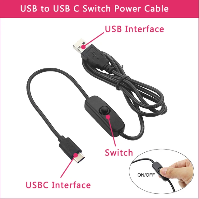 E44-Chargeur mural usb type-c 5v 3a 15w (idéal raspberry pi model