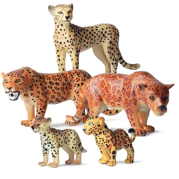 

Cheetah Animals Model Action Figure Simulation Wild Animal Action Figures Collection PVC Lovely Toy Kids Gift