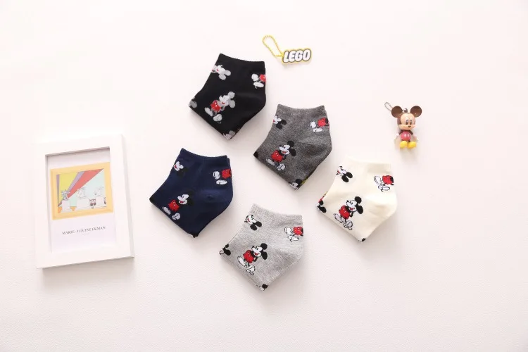 Милые короткие носки с изображением забавных милых аниме Для женщин носки дышащие комфортные мультипликационный персонаж Для женщин носки для малышей; модные
