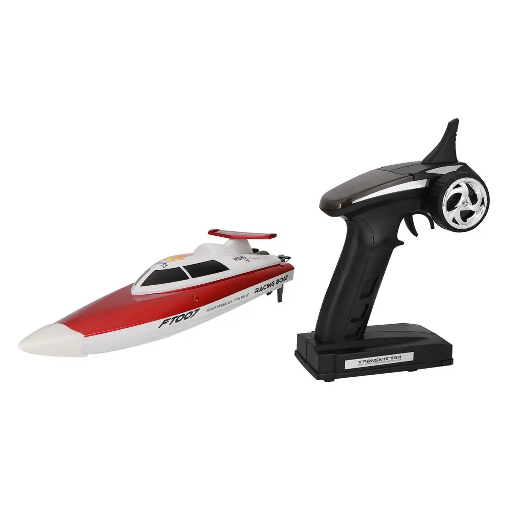 Feilun FT007 2.4G 4CH Water Cooling RC Racing Boat 20km/h Super Speed