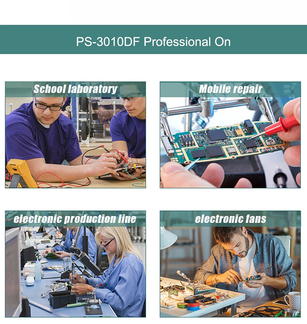 PS-3010DF регулируемый светодиодный источник питания постоянного тока с цифровым дисплеем 110 V/220 V 30V 10A переключение регулируемое 5V 2A USB источник питания