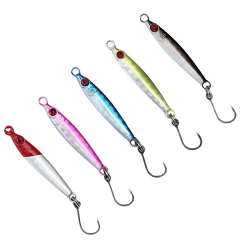 

5 Pcs/Lot New Metal Jig Spoon Lure 3G/3.4Cm Artificial Bait Shore Fishing Jigging Super Hard Lead Fish Sea Bass Fishing Lure Pes