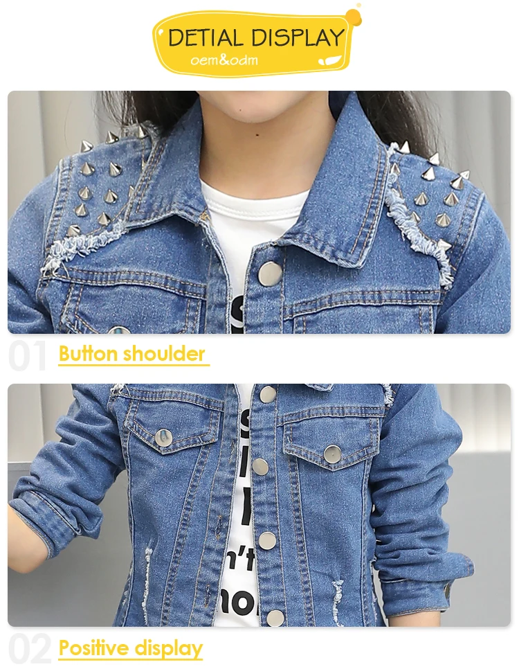 Fashion Tassel Design 2 Piece 3 Year Old Girl Outfits Long Sleeve Denim Girls Fall Clothing Sets