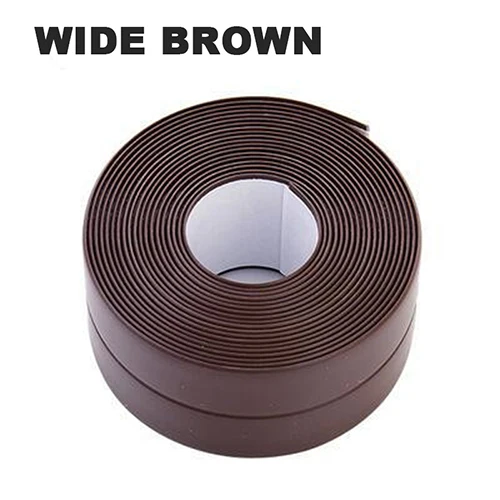 Kitchen Sink PVC Mmaterial Waterproof Mildew Strong Self-adhesive Transparent Tape Bathroom Toilet Crevice Strip Water Seal 3.2M - Цвет: 3.8CMx3.2M