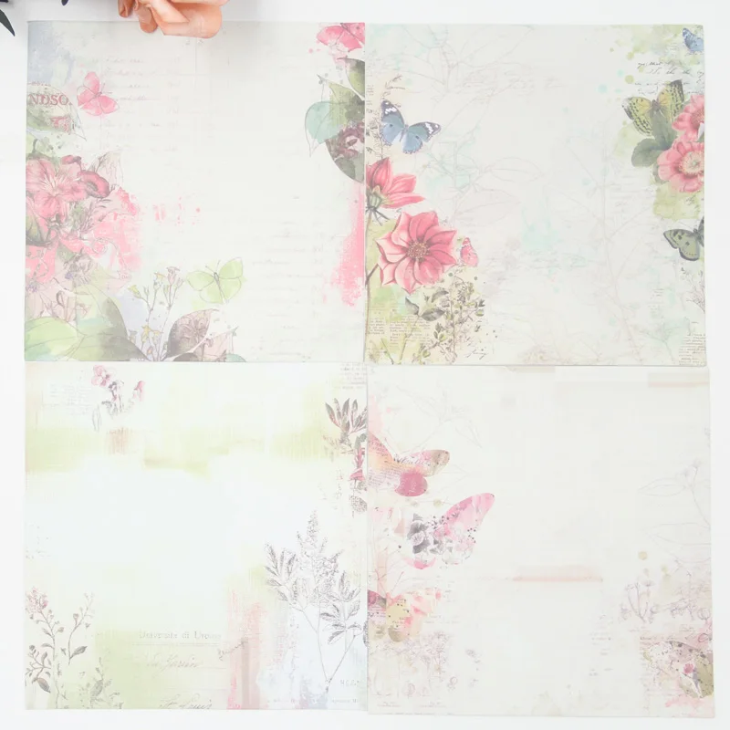 KLJUYP 12 листов лучшие когда-либо подставки для семейного альбома бумага Оригами художественный фон изготовление бумажных карточек DIY записная книжка