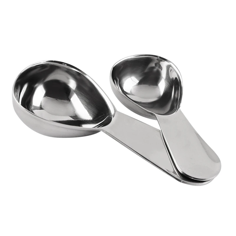 

Stainless Steel Coffee Beans Measuring Spoon Thicken with Scale for Coffee Tea Milk Powder Household Kitchen Tools