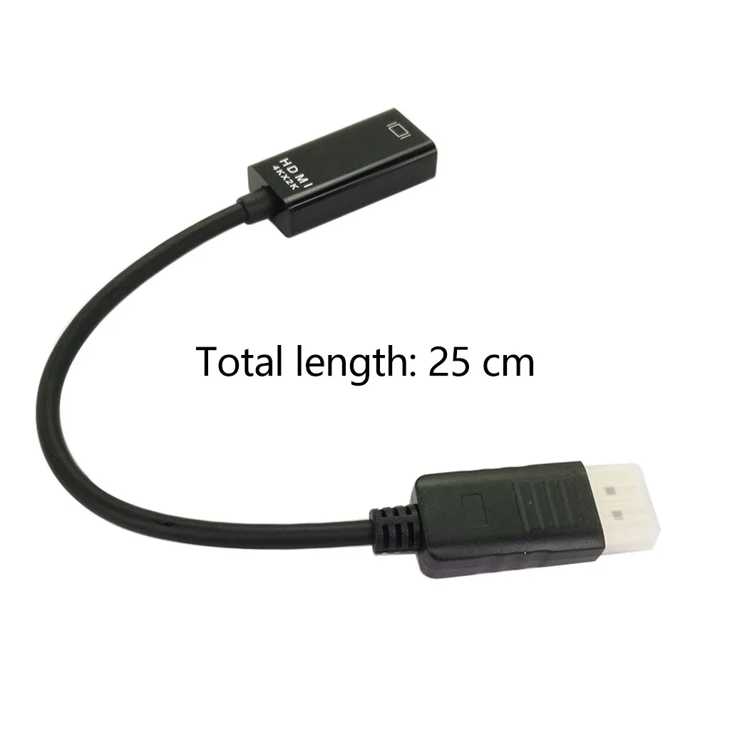 Переходник с порта дисплея/мини адаптер DP к HDMI 1080P кабель конвертер для дисплея ПК
