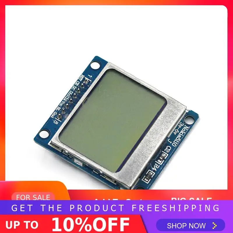 Умная электроника ЖК-модуль Дисплей Монитор Синяя подсветка адаптер PCB 84*48 84x84 lcd 5110 Nokia 5110 экран для Arduino