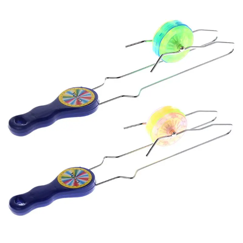 Yoyo Ball Colorful LED Flashing Magic Rail Rolling Flywheel YO-YO Ball Toy Kids Gifts