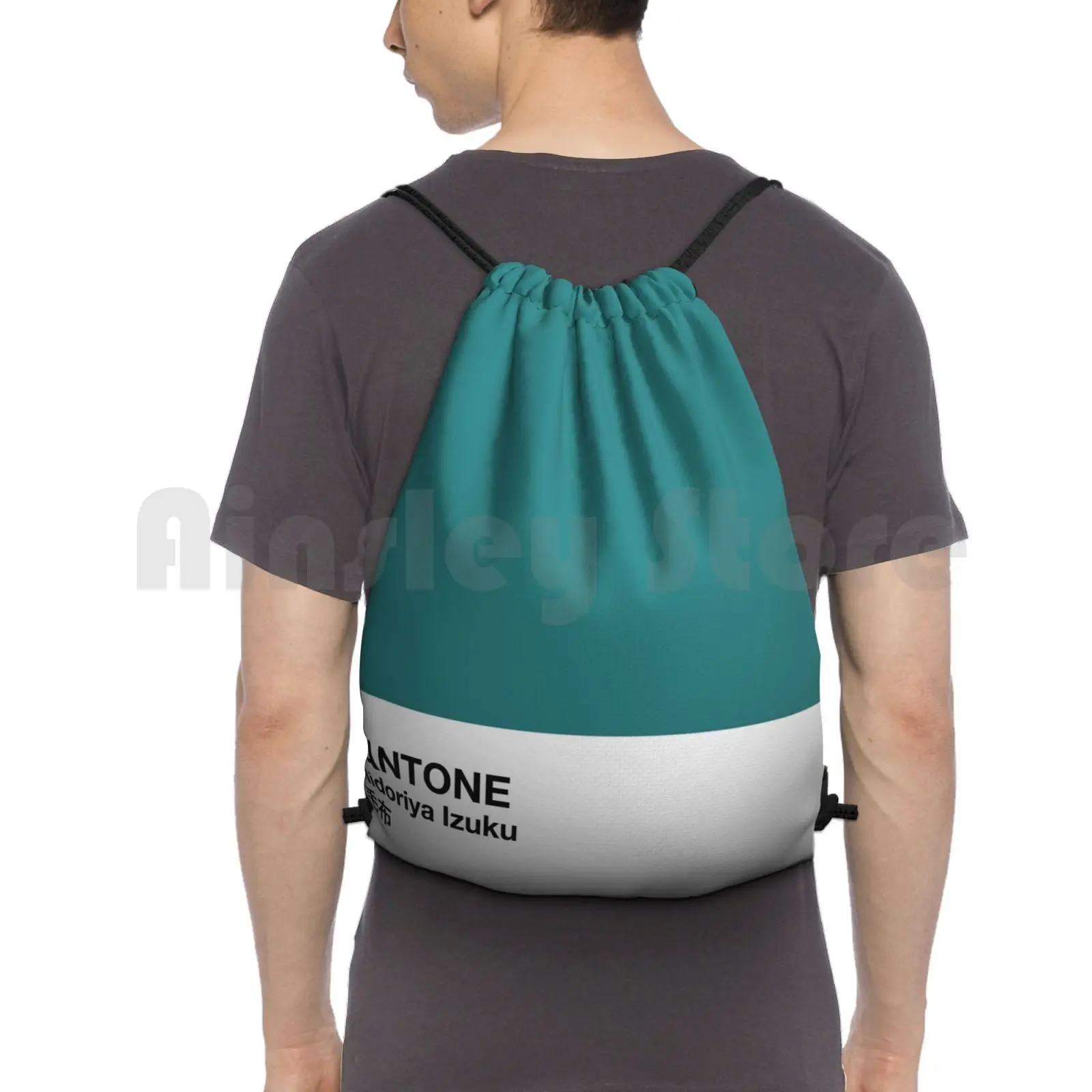 

Midoriya Pantone рюкзак сумка с Кулиской Спортивная Сумка водонепроницаемая Пантон Midoriya Izuku