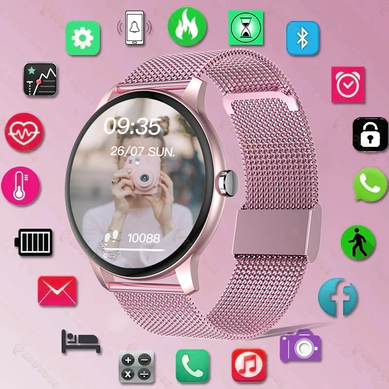 Смарт-часы с поддержкой Bluetooth 2022 и сенсорным экраном 1 3 дюйма |