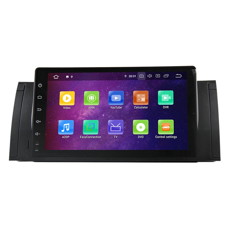 Cheap Android 9.0 Octa Core 4G RAM 32G ROM GPS Navi 9 " Inch Car DVD Multimedia for BMW E53 X5 2000-07/E39 5er 96-03 with Radio/BT/RDS 1