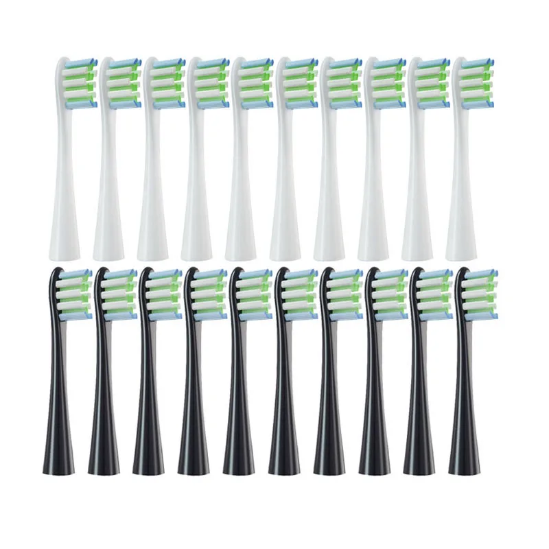 Replacement Brush Heads for Oclean X/ X PRO/ Z1/ F1/ One/ Air 2 /SE Sonic Electric Toothbrush Soft DuPont Bristle Nozzles 10 Pcs
