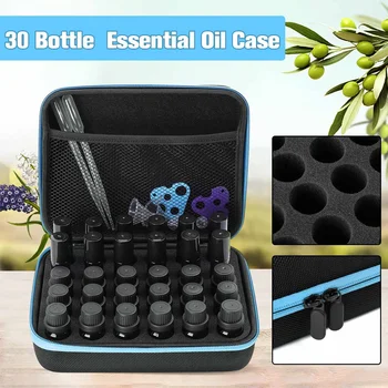 

Essential Oil Storage Bag 30 Bottles 15ML Portable Travel Perfume Essential Oil Bottle Organizer Bags Carrying Collecting Case