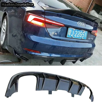 

S5 SLine 4Door Sportback Carbon Fiber Rear Diffuser for Audi S5 S-line 2017-2019 (Not fit standard A5)