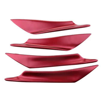 

4 Pieces Car Universal Front Bumper Spoiler Lip Splitter Fins