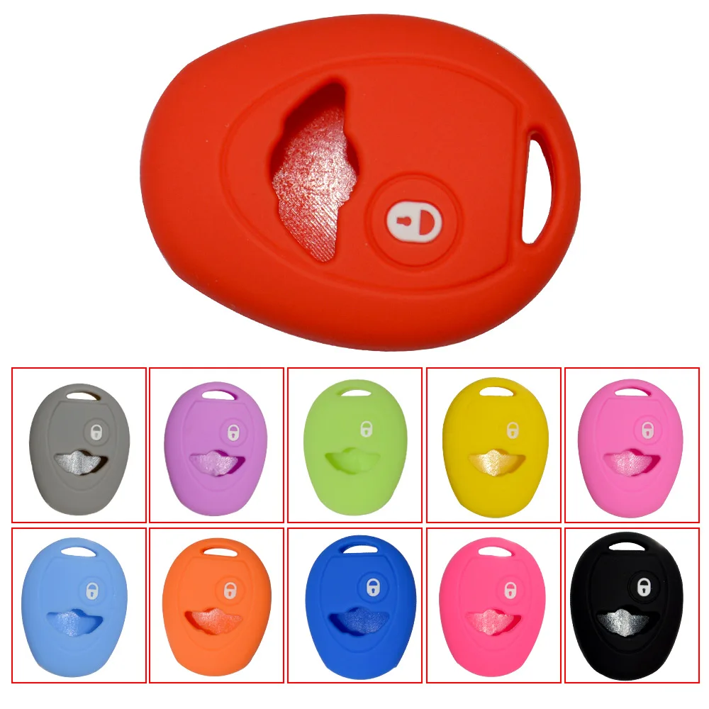 Keyforkessaccessori Auto copertura chiave Car Styling custodia protettiva in Silicone custodia protettiva Fob per BMW Mini Cooper R50 R53 - H62696e9b42dc4980aabbb3efff112c39M