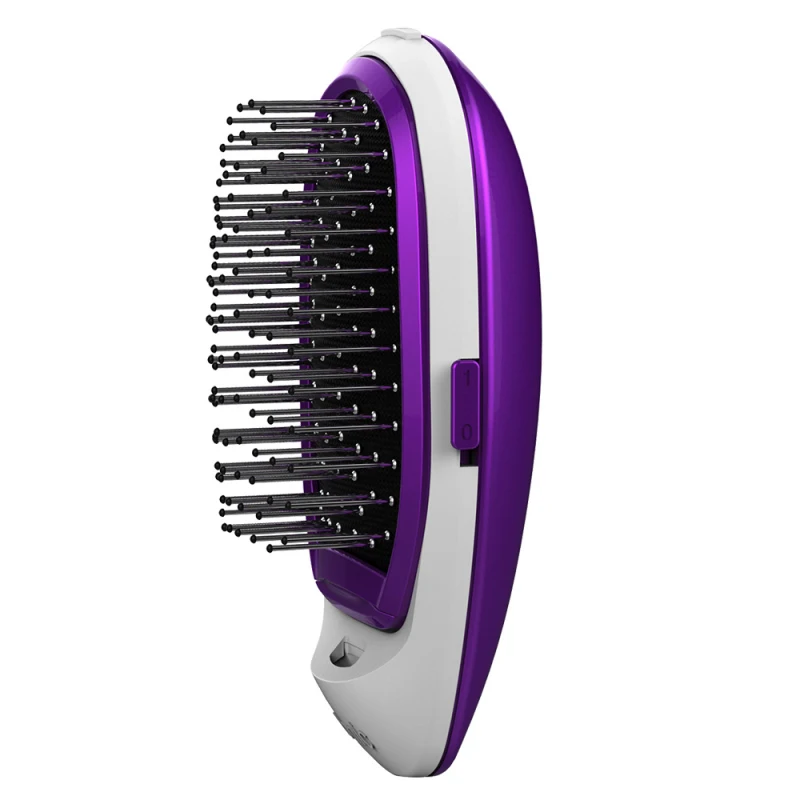 Многофункциональные электрические массажные расчески для головы массаж спины расческа для волос отрицательные ионы расческа для волос сухая/влажная Расческа для укладки волос - Цвет: 03 Purple