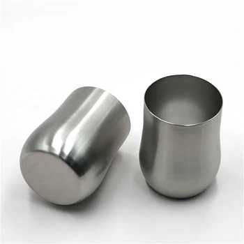 

10pcs/lot 300ml Kids tumbler beer glass wine mug 0.8mm thickness 304 Stainless steel 10oz 1-wall water coffee juice cup