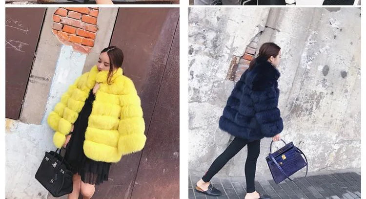 Real Fur Cropped Maternity Wear Winter Coat Warm Real Luxury Faux Fur Coat Women Maternity Coat Winter Pregnant Women Clothing