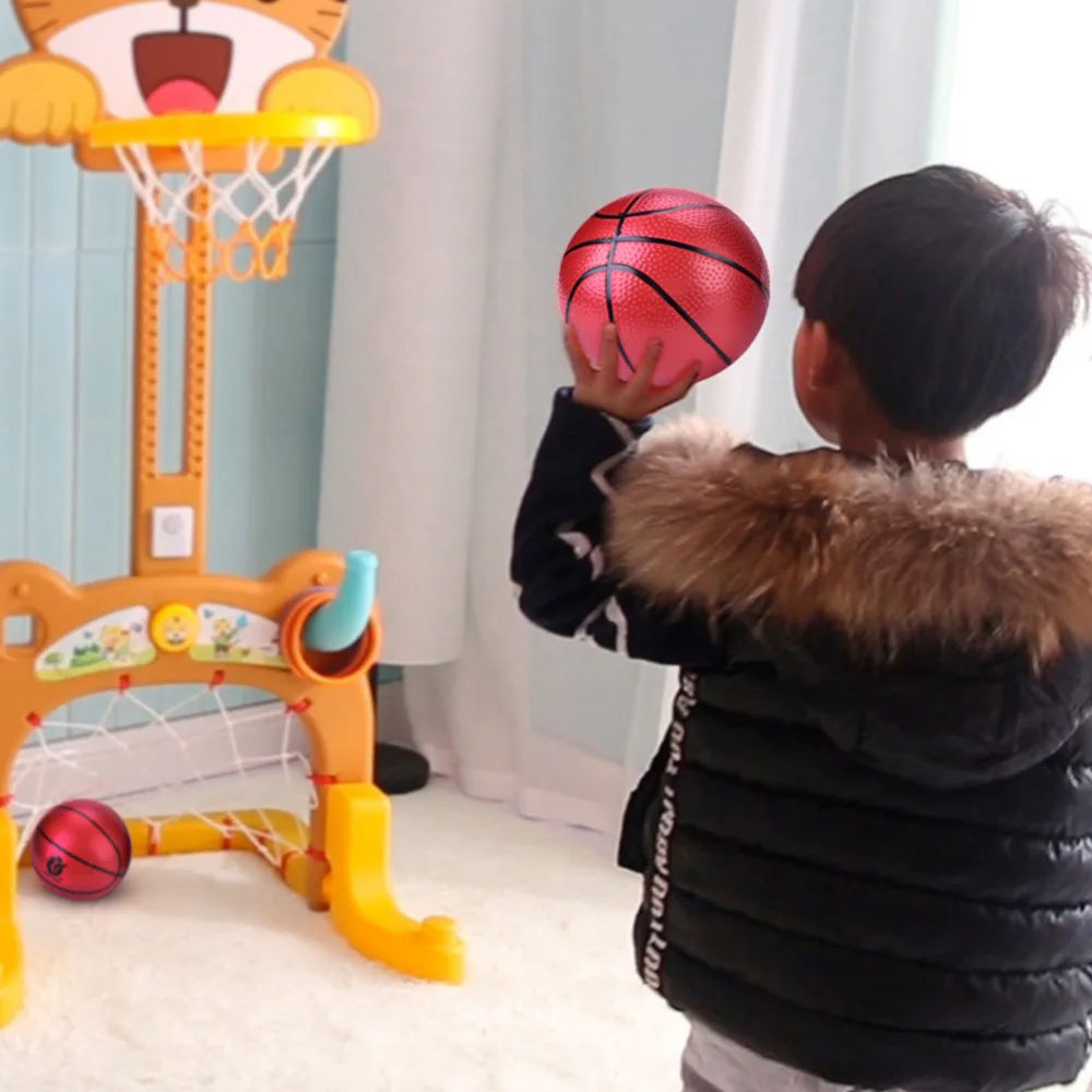 Children Game Basketball Outdoor 1PC Mini Soft Indoor Portable 16cm Inflatable Rubber Basketball