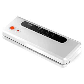 

Automatic Vacuum Sealer Packer Vacuum Air Sealing Packing Machine for Food Preservation Dry, Wet, Soft Food with 10Pcs Bags UK P