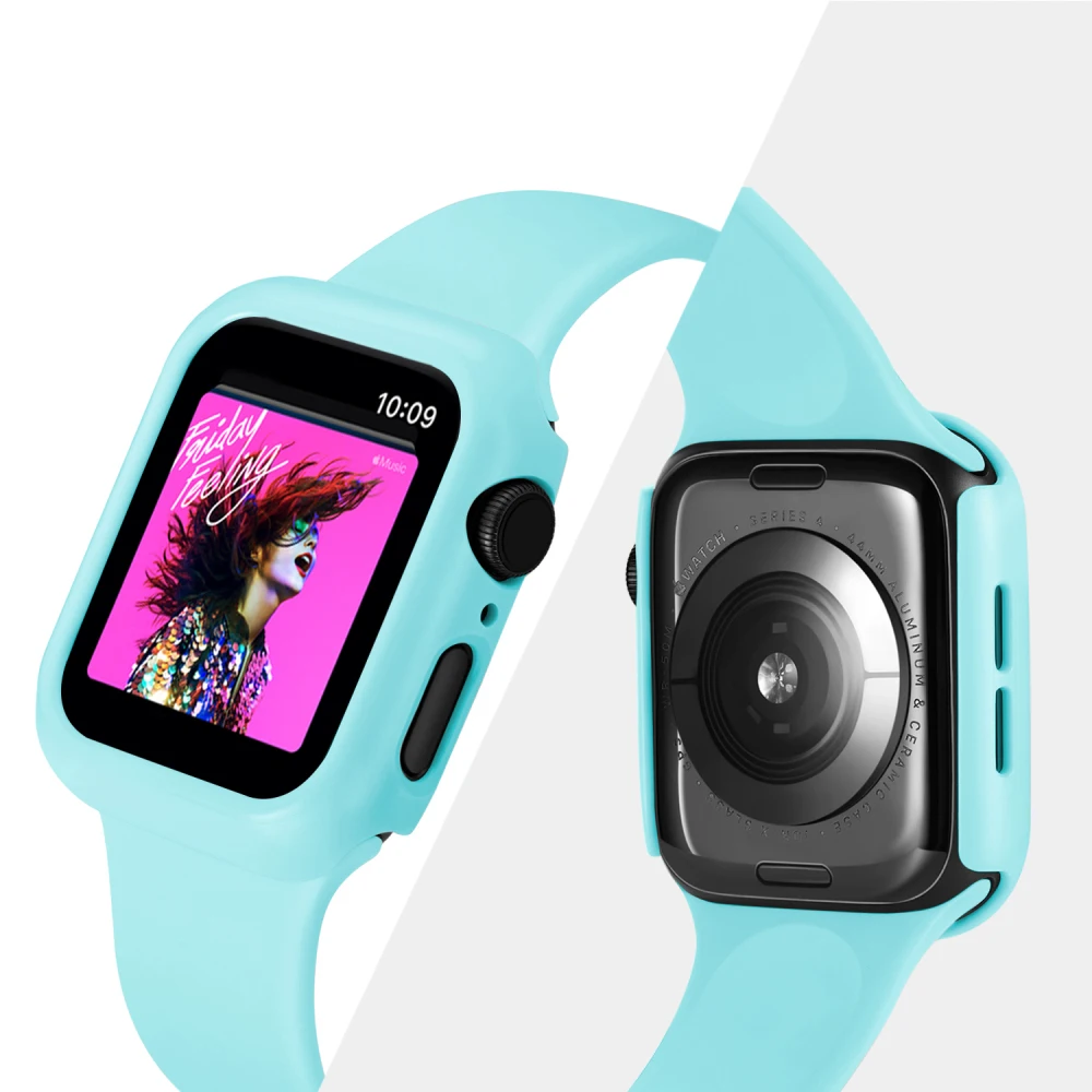 Защитный чехол для Apple Watch 5, 4, 3, 2, 1, 40 мм, 44 мм, полный Чехол для Iwatch Series 5, 4, 3, 2, 1, 38 мм, 42 мм, тонкий корпус из поликарбоната